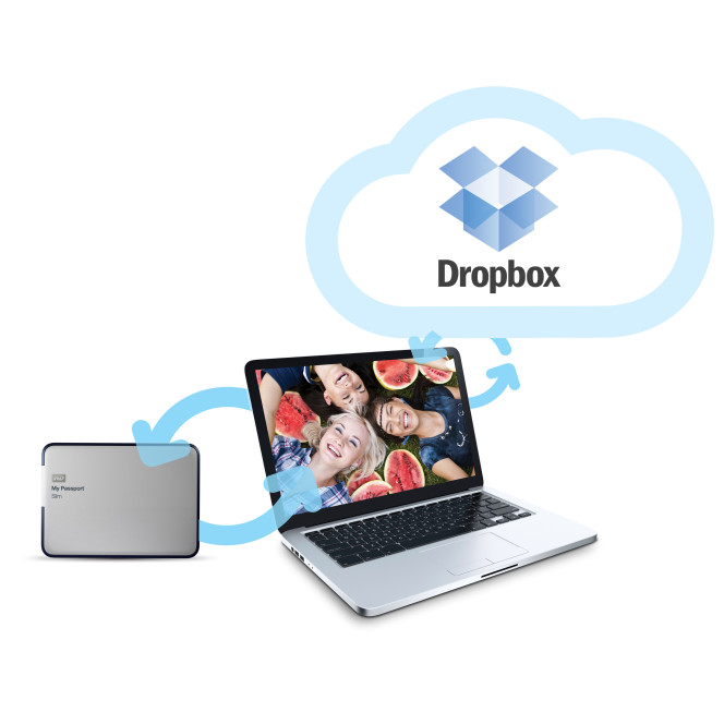 Тонкий накопитель емкостью 2 Тб в металлическом корпусе