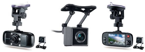 Авторегистратор Genius DVR-HD500D с двумя камерами уже в Украине