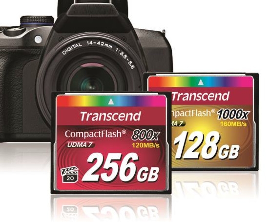 Представлены карты памяти Transcend Premium CompactFlash 800x