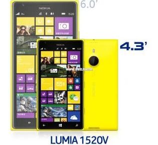 Nokia работает над мини-версией фаблета Lumia 1520
