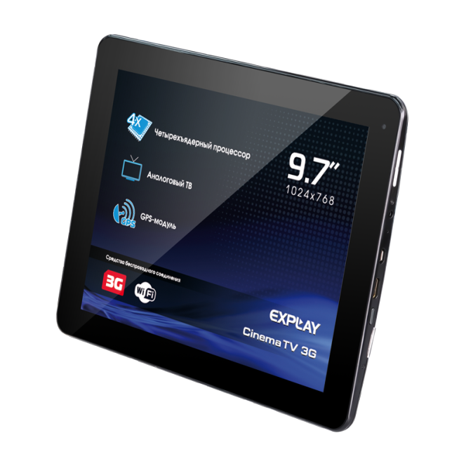 Представлен планшет Explay Cinema TV 3G