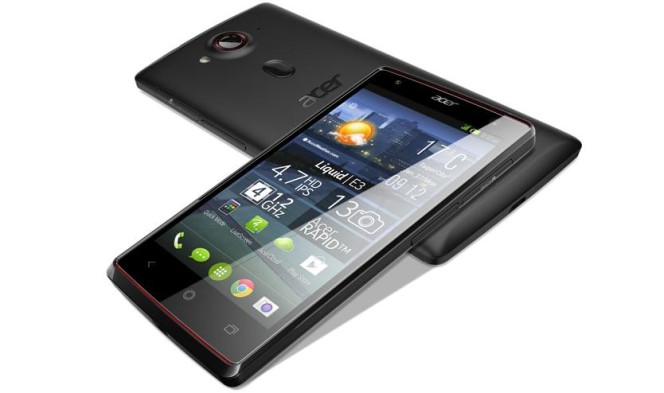 Acer анонсировала два новых смартфона Liquid E3 и Liquid Z4
