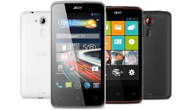 Acer анонсировала два новых смартфона Liquid E3 и Liquid Z4